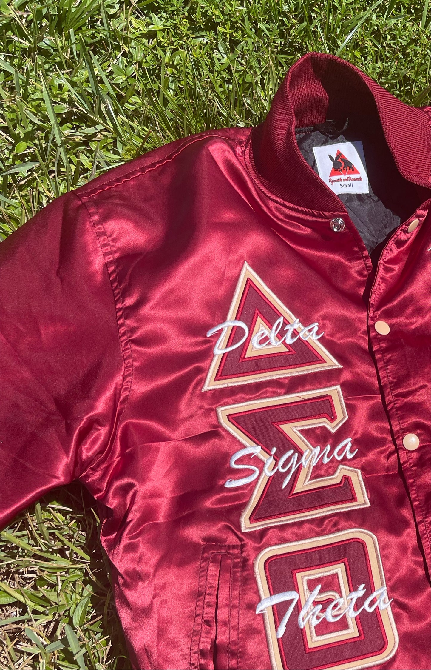 Delta Sigma Theta Satin Baseball Jackets