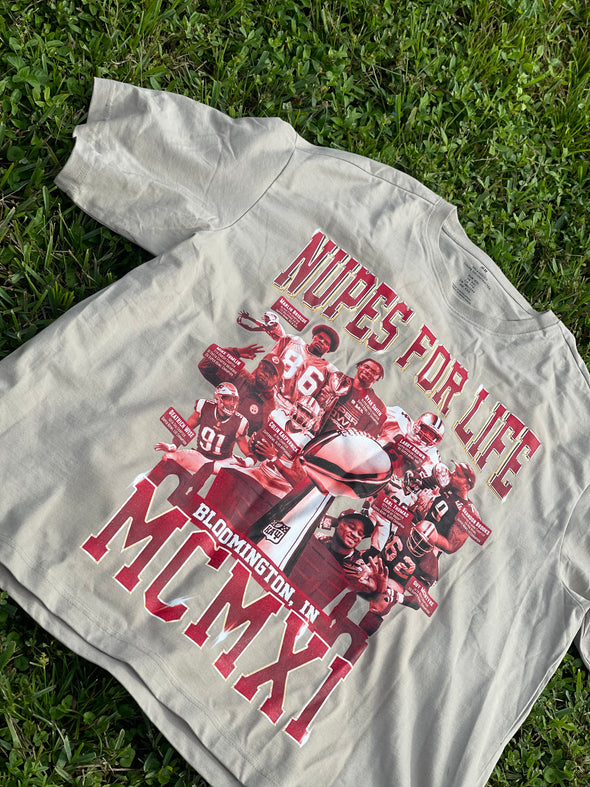“Nupes For Life” Football Nupes Tee (11/25)