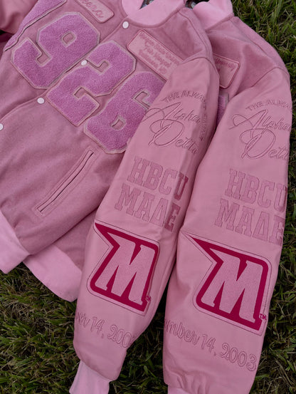 Alpha Delta Centennial Letterman Jacket (AKA) — 100 YEARS OF SISTERHOOD