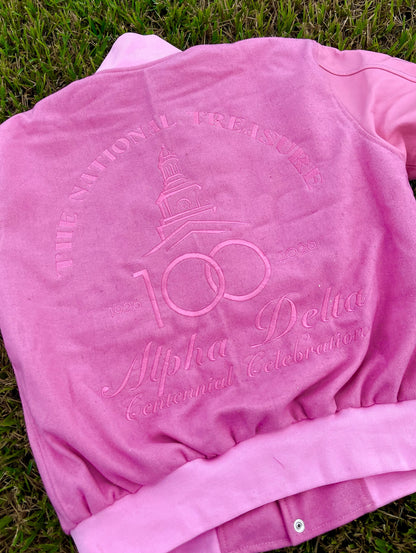 Alpha Delta Centennial Letterman Jacket (AKA) — 100 YEARS OF SISTERHOOD