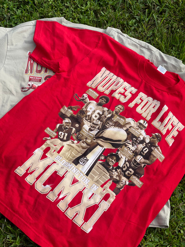 “Nupes For Life” Football Nupes Tee (11/25)