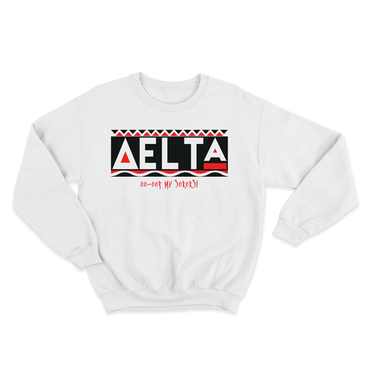 Δelta Martin Sweatshirt - White (Discounted)