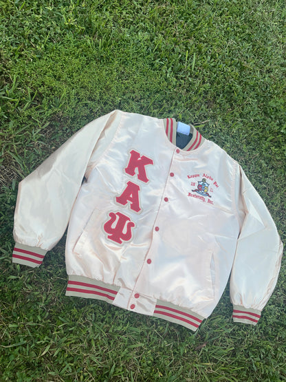 Kappa Alpha Psi Fraternity Satin Jackets (2025 Krimson, Red, Kream Restock)