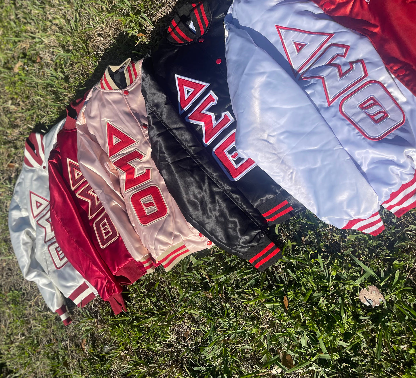 Delta Sigma Theta Satin Baseball Jackets